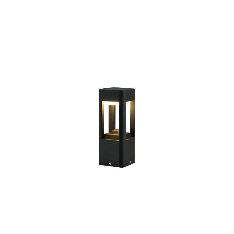 Quadruple - Sided Aluminum LED Bollard Lights Open Design for Optimal Illumination