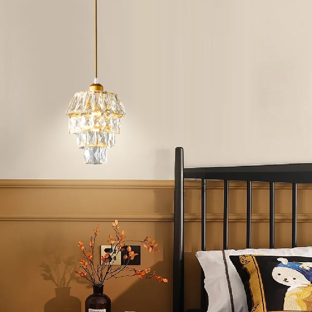 1 - Light Mini Crystal Small Pendant Light