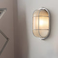 1 - Light Retro Industrial Oval/Round Outdoor Wall Lights Wall Lamp