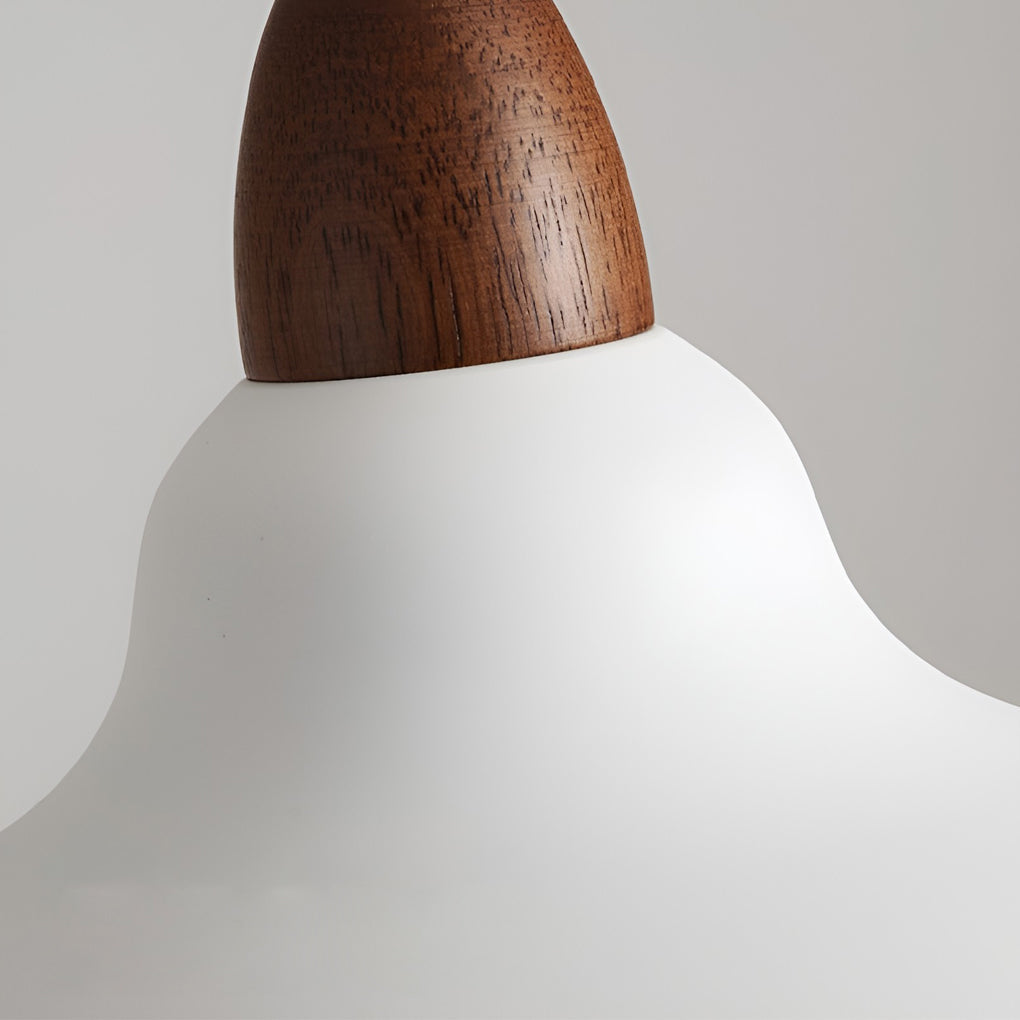 Round E27 12W White Nordic Pendant Light Hanging Light Fixture Chandelier