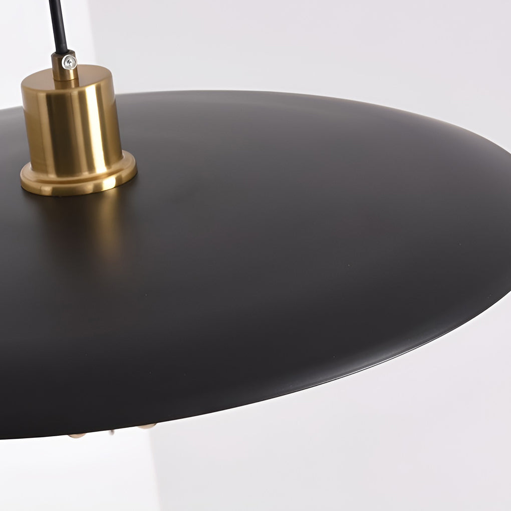 Creative Circular Electroplated Three Step Dimming Nordic Pendant Lightinging