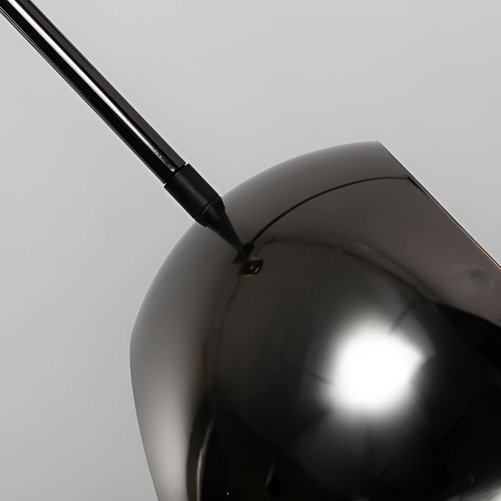 Geometric Linear Electroplating Black Modern Chandelier Hanging Ceiling Lightings