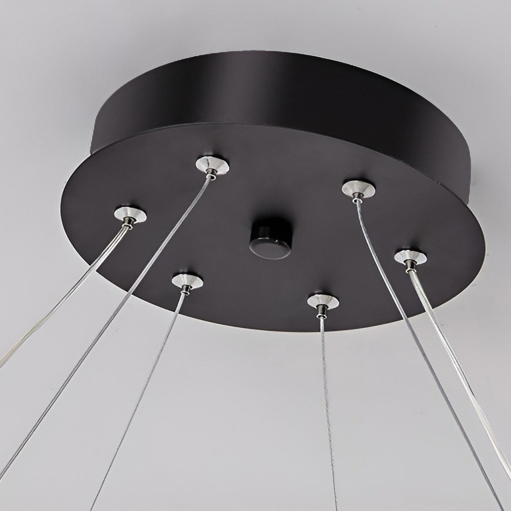 Minimalist 3 Step Dimming LED Nordic Chandelier Hanging Ceiling Light Fixture