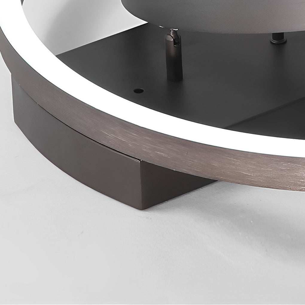 Adjustable Multiple Circular LED Modern Flush Mount Ceiling Lightings