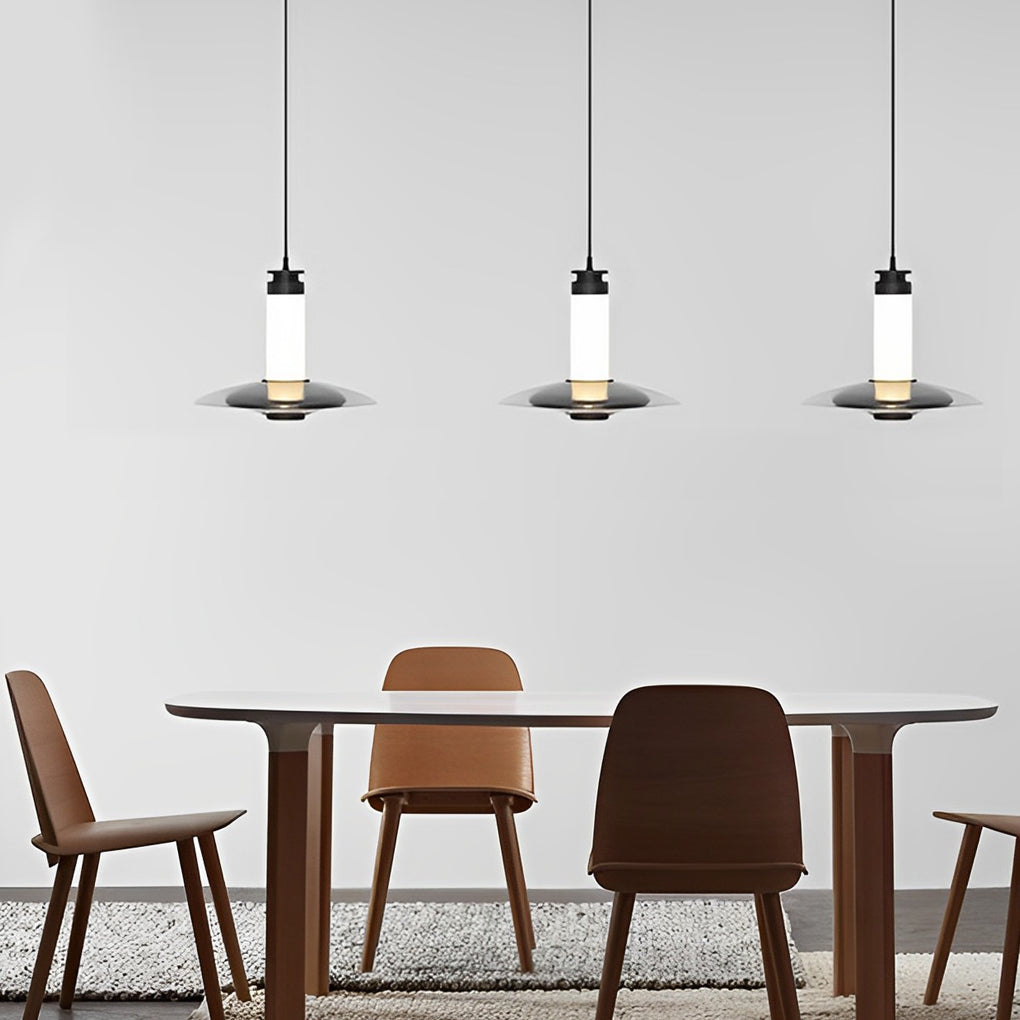 Minimalist Creative Round Glass LED Modern Pendant Lightings Chandelier