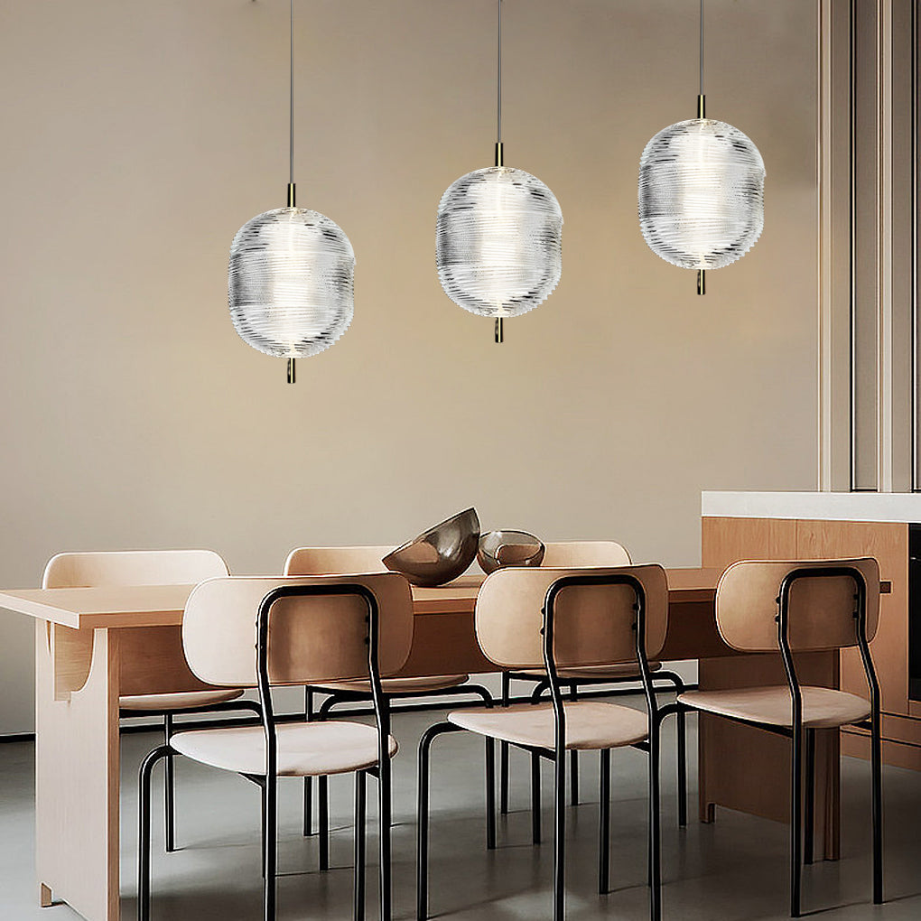 Personality Glass Shade LED Iron Creative Nordic Chandelier Pendant Lightings