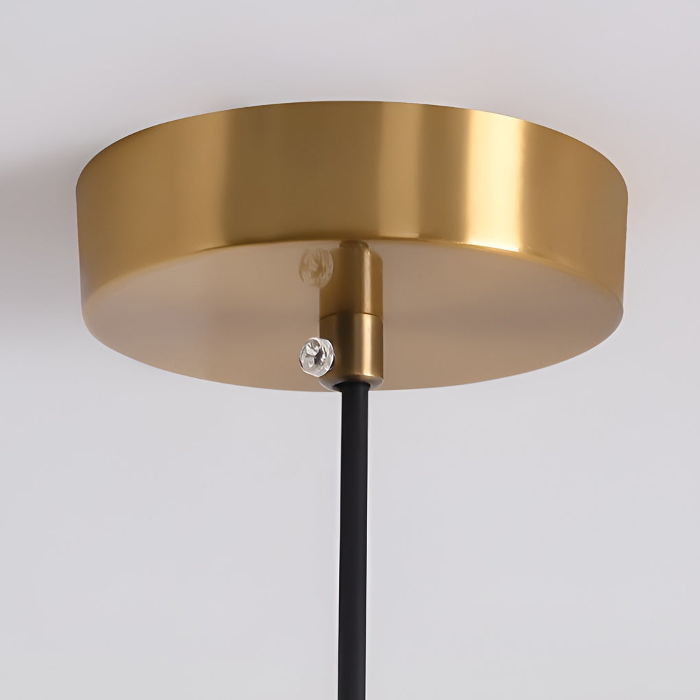 Creative Circular Electroplated Three Step Dimming Nordic Pendant Lightinging