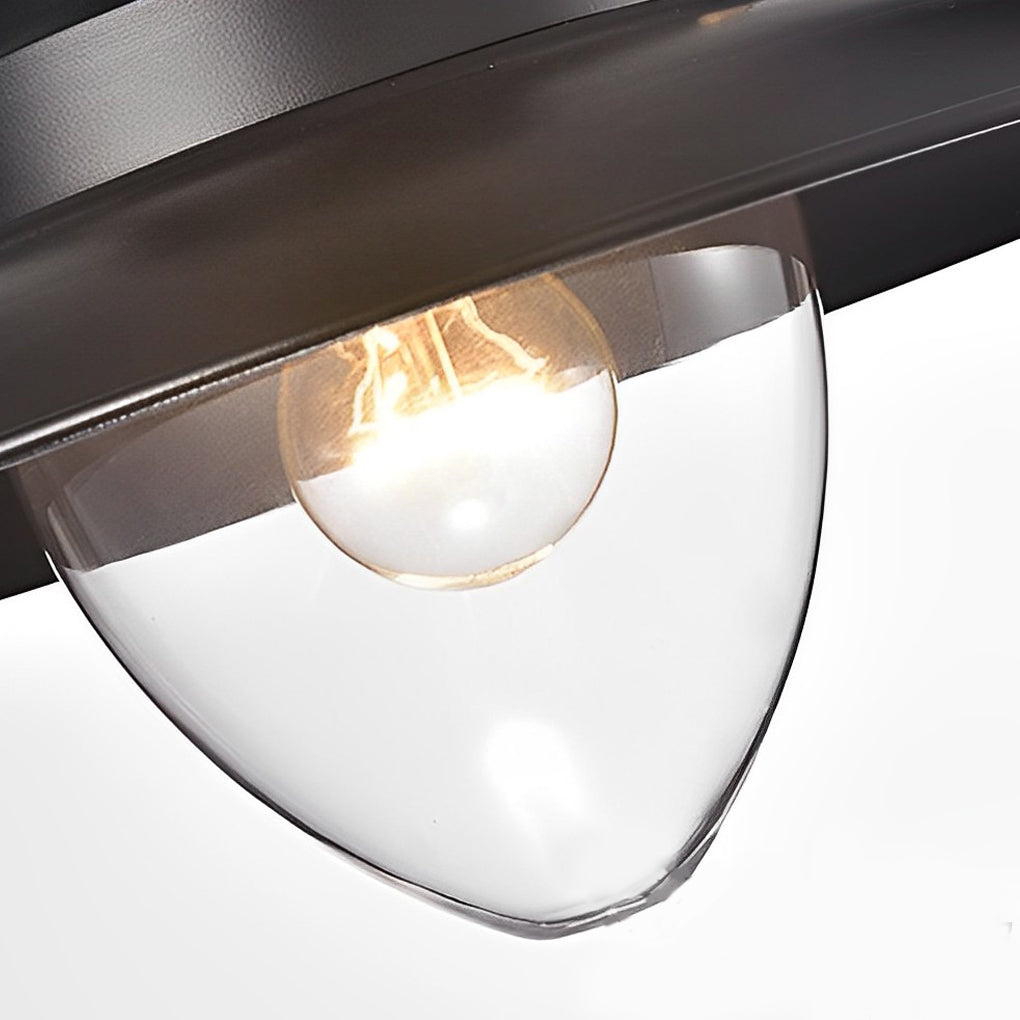 Round Retro Metal Hat Industrial Style Small Chandelier Pendant Lightings