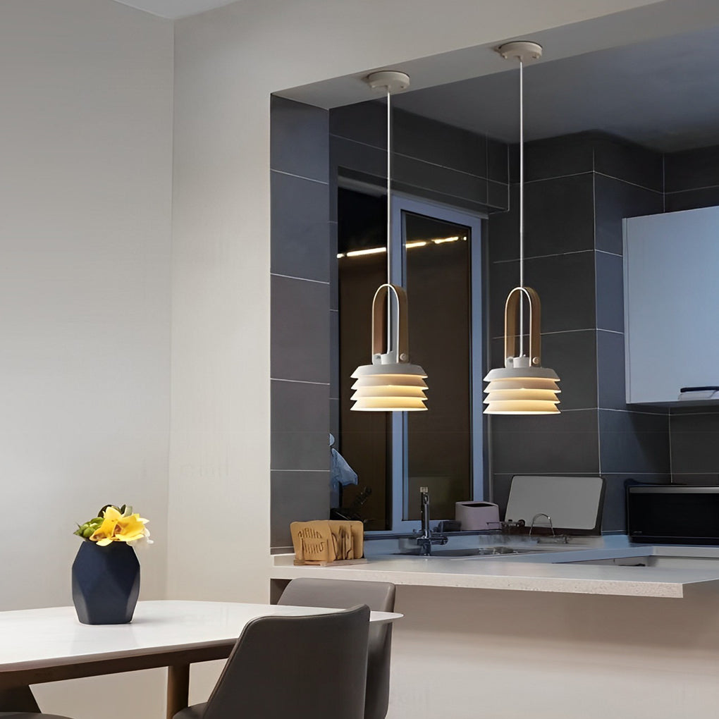 Creative Multi-layer Metal Minimalist Nordic Pendant Light Hanging Light Fixture