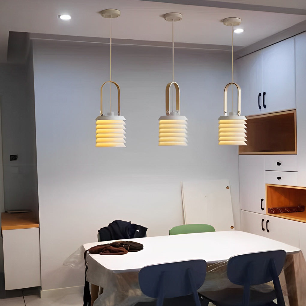 Creative Multi-layer Metal Minimalist Nordic Pendant Light Hanging Light Fixture