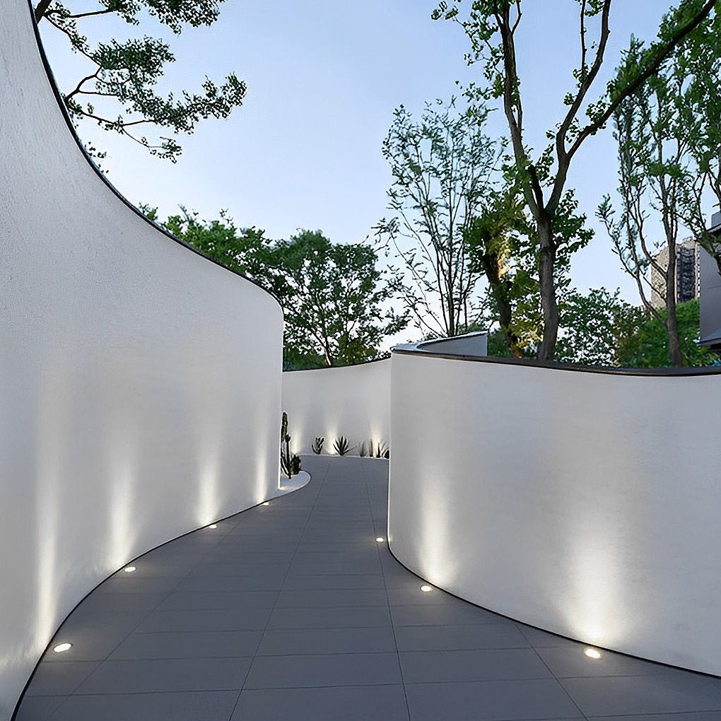 LED Outdoor Stairway Light Kit 16 Pc Weatherproof Recessed Deck and Step Lights