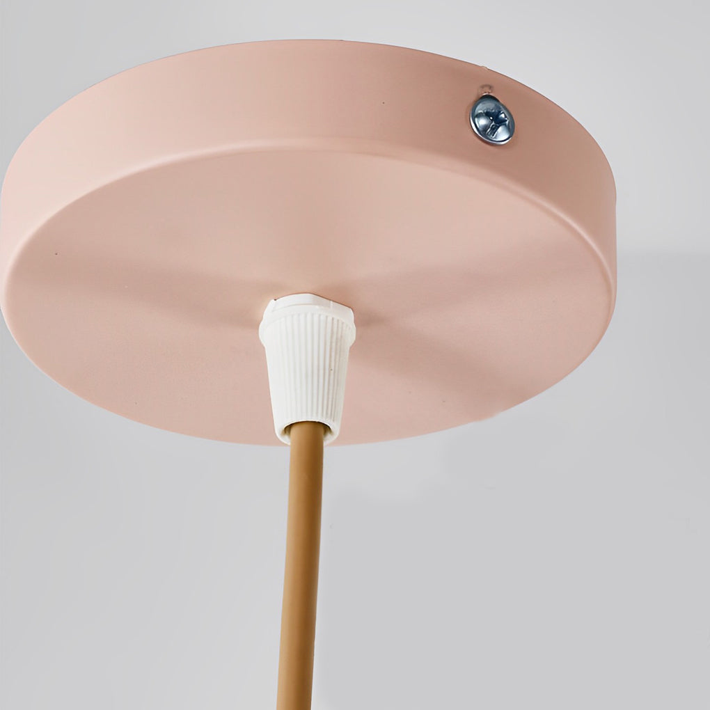 Cone Shaped Pendant Lights LED Macaron Color Ceiling Light