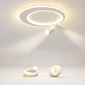 18'' LED Circular Flush Mount Modern Lighting with Spotlight