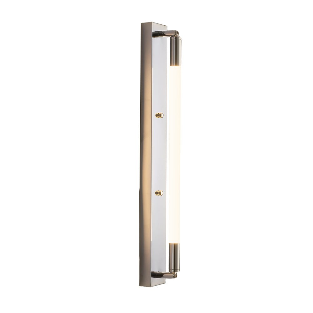 19.68'' Acrylic Tube 1 - Light LED Wall Lights Indoor - Black/Gold/Chrome Base