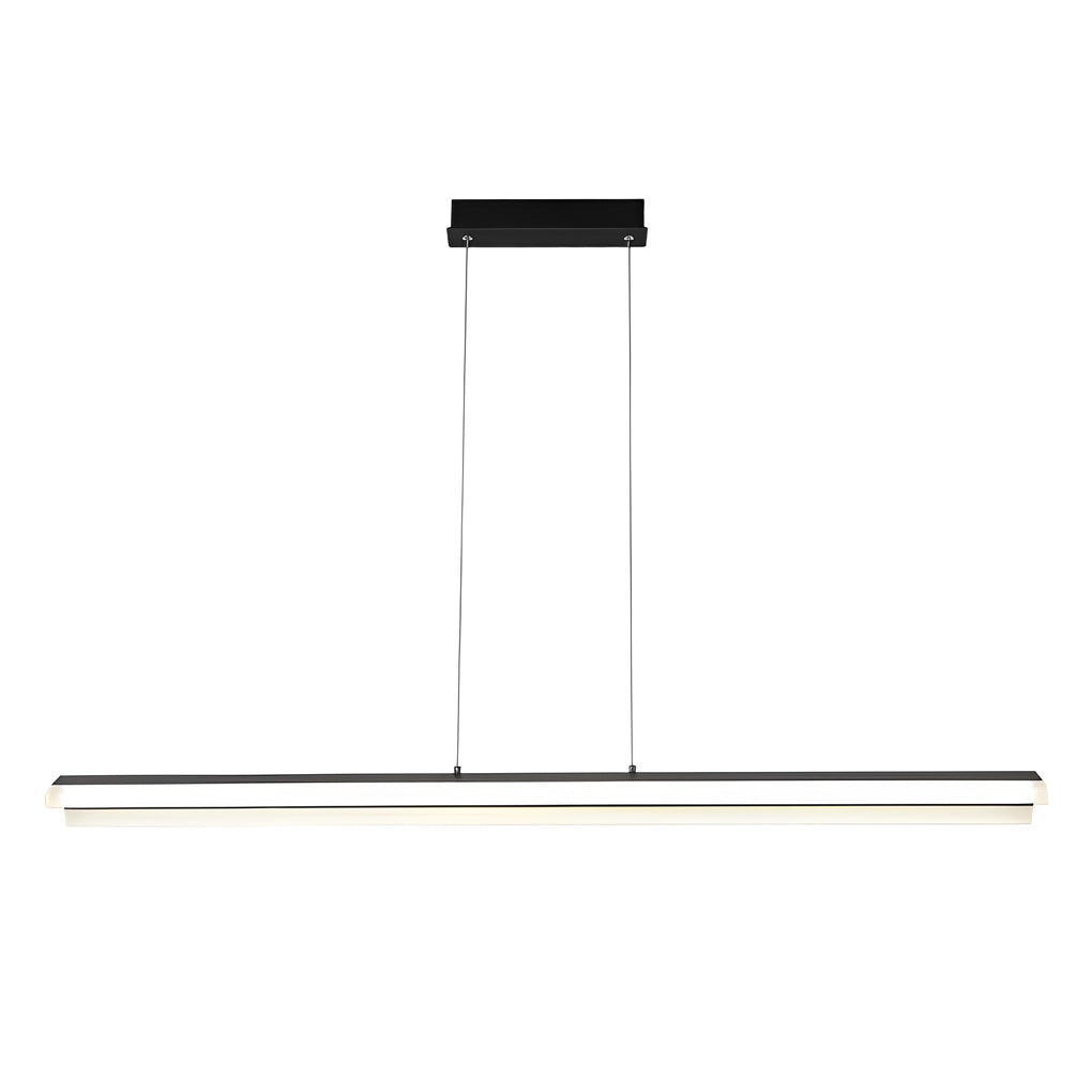 Minimalist Creative LED Linear Lights Neutral Light Metal Modern Pendant Lighting