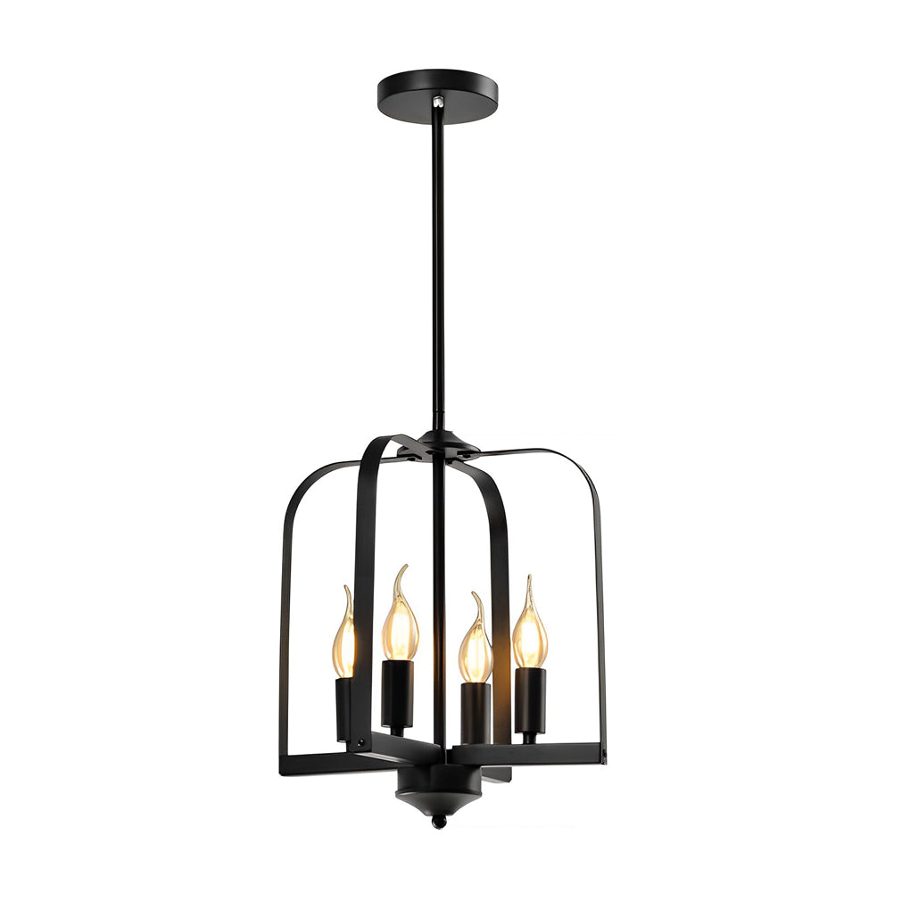 Creative Iron Cage American Country Style Chandelier Ceiling Lighting Fixture