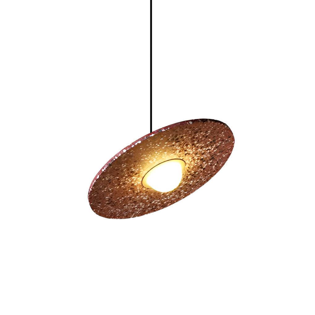 Round Terrazzo Planets Glass Creative LED Nordic Pendant Lightings Fixture