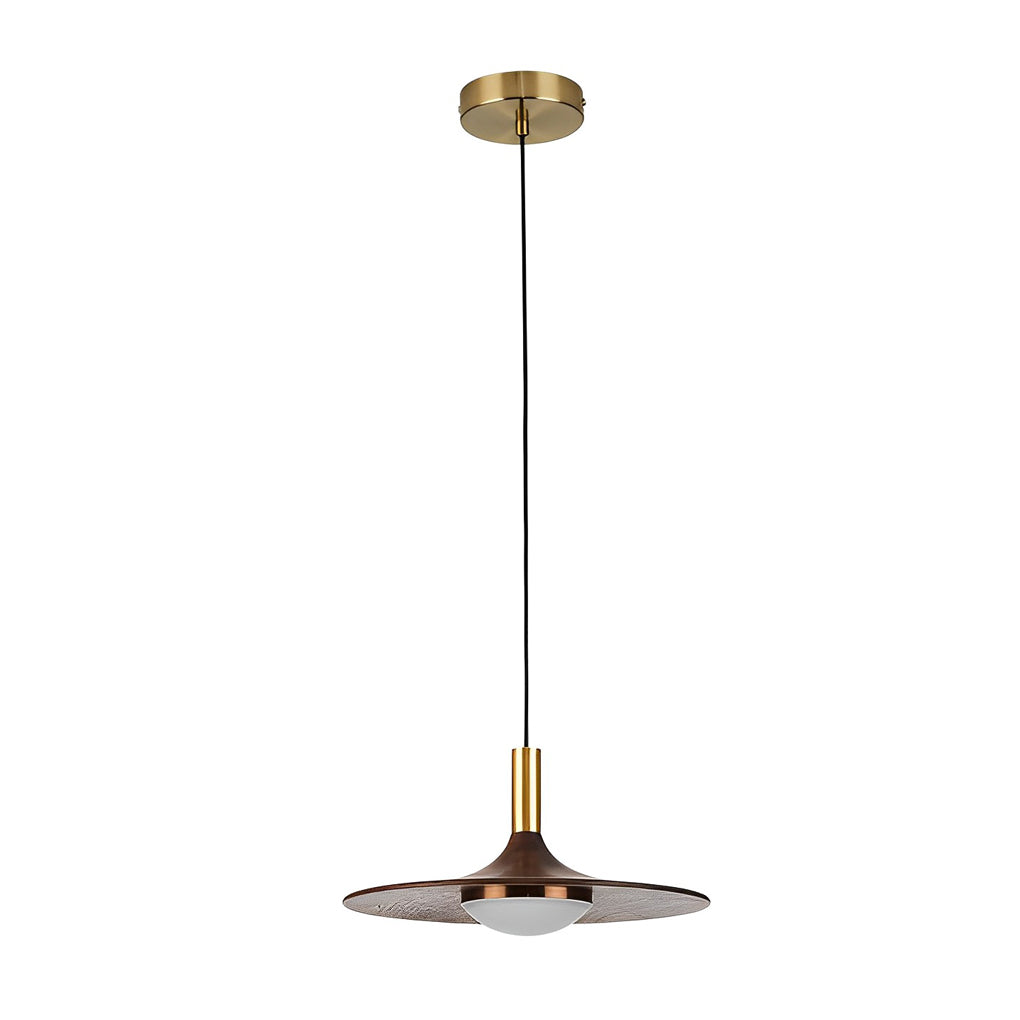 Creative Flying Saucer Shape Wood LED Nordic Chandelier Pendant Lightings
