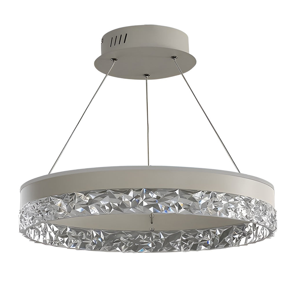 Circular Ring Three-step Dimming LED Modern Chandelier Island Lights Design