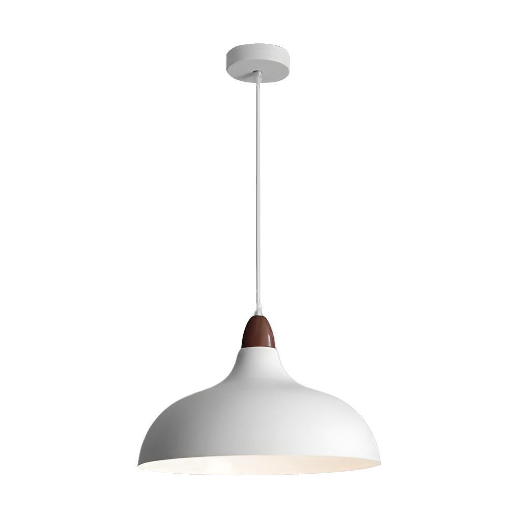 Round E27 12W White Nordic Pendant Light Hanging Light Fixture Chandelier