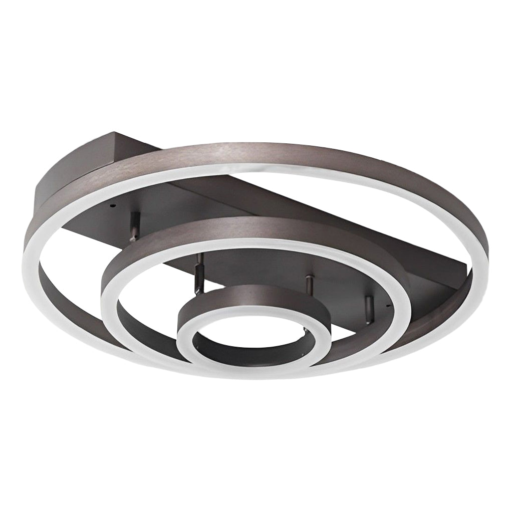 Adjustable Multiple Circular LED Modern Flush Mount Ceiling Lightings