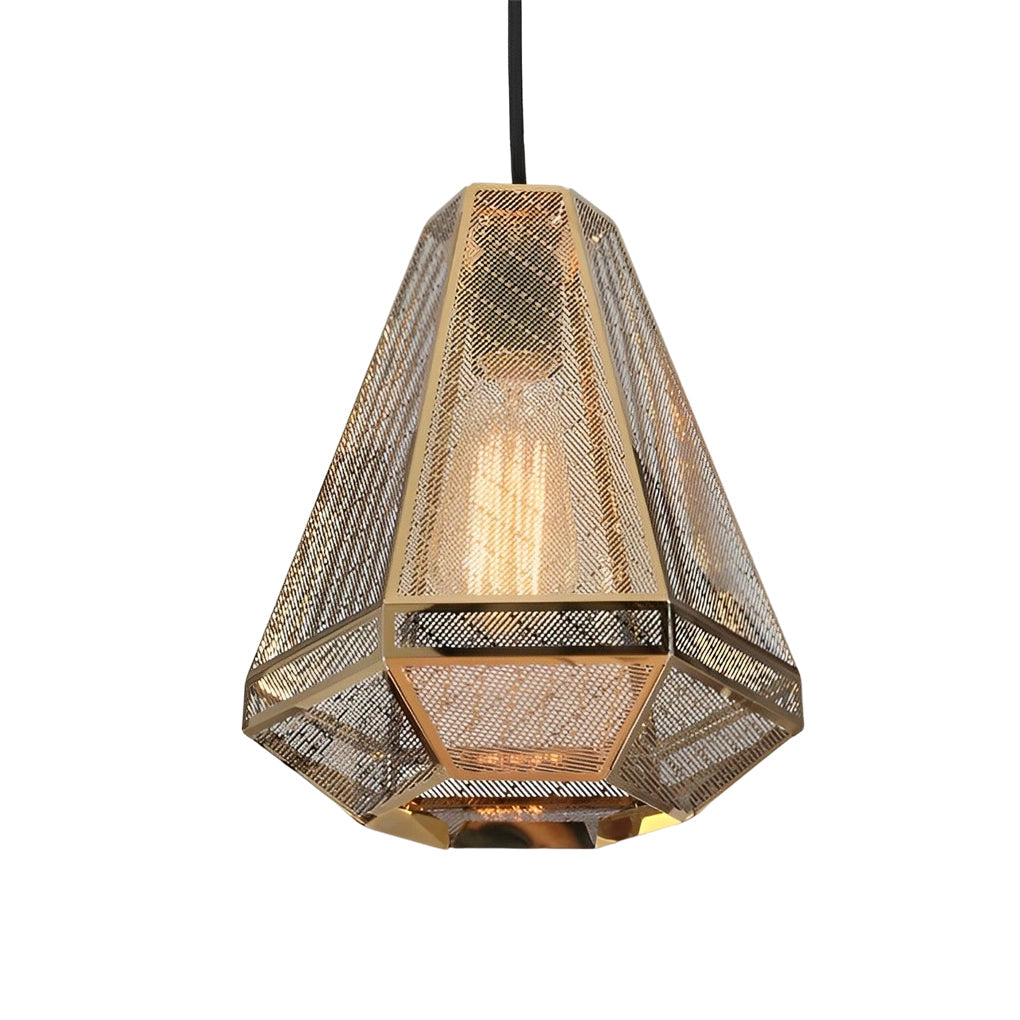 Electroplated Stainless Steel Creative Geometric Nordic Pendant Lightings