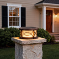 Round Pillar Lights Outdoor Waterproof Courtyard Light