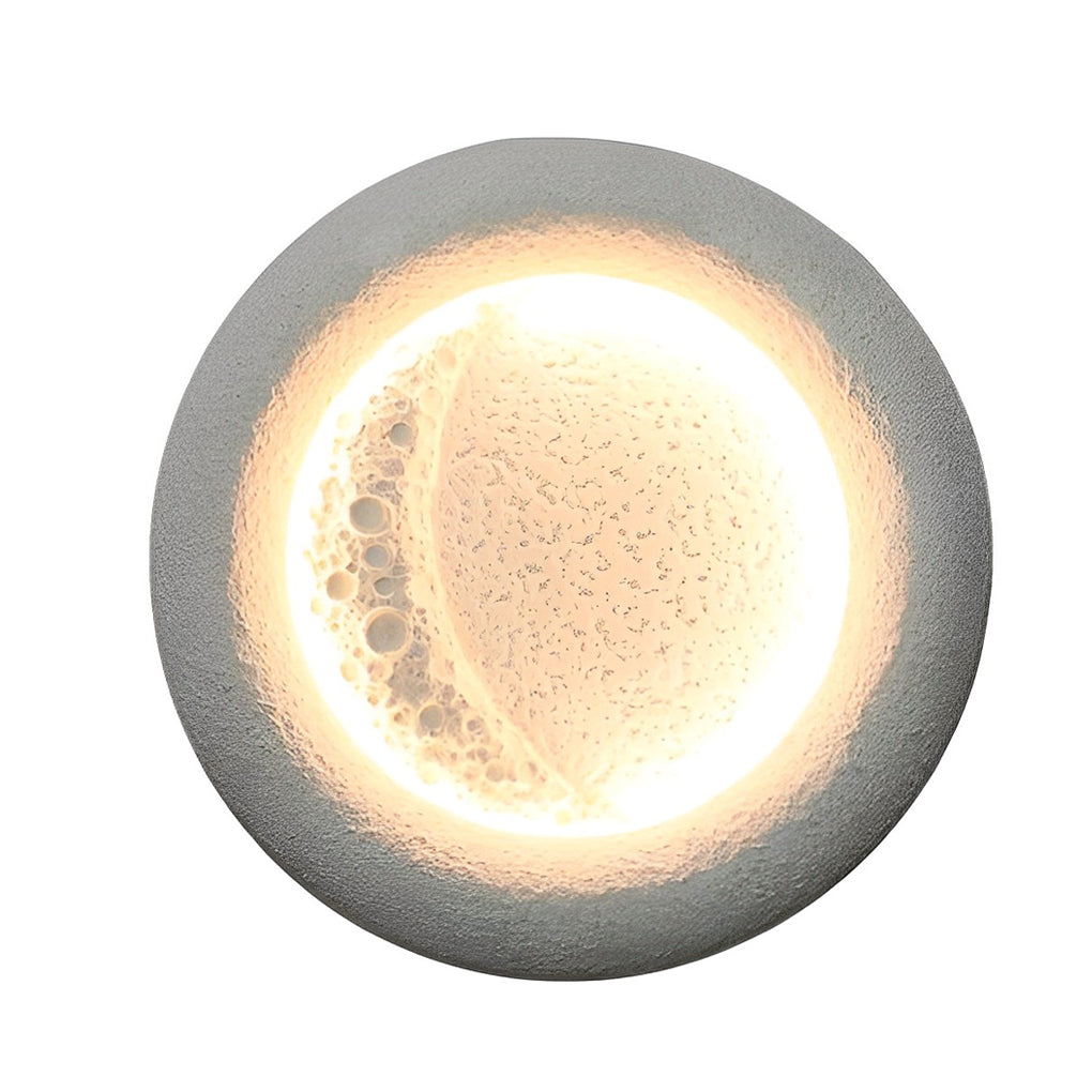 [Open-Box]Creative Moon Shaped Waterproof LED 10W Modern Wall Lamp Exterior Decor