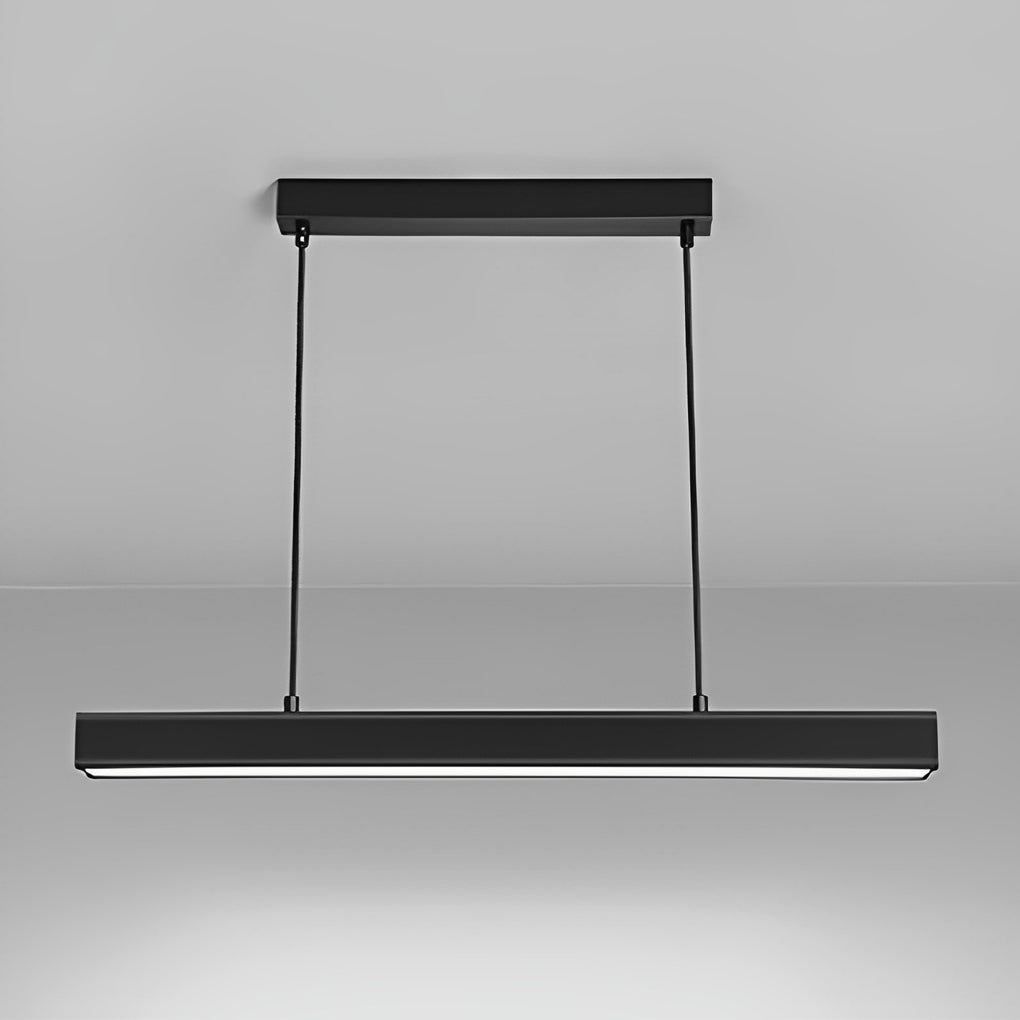 30'' Rectangular Modern Black Pendant Lighting Vintage Pendant Lighting