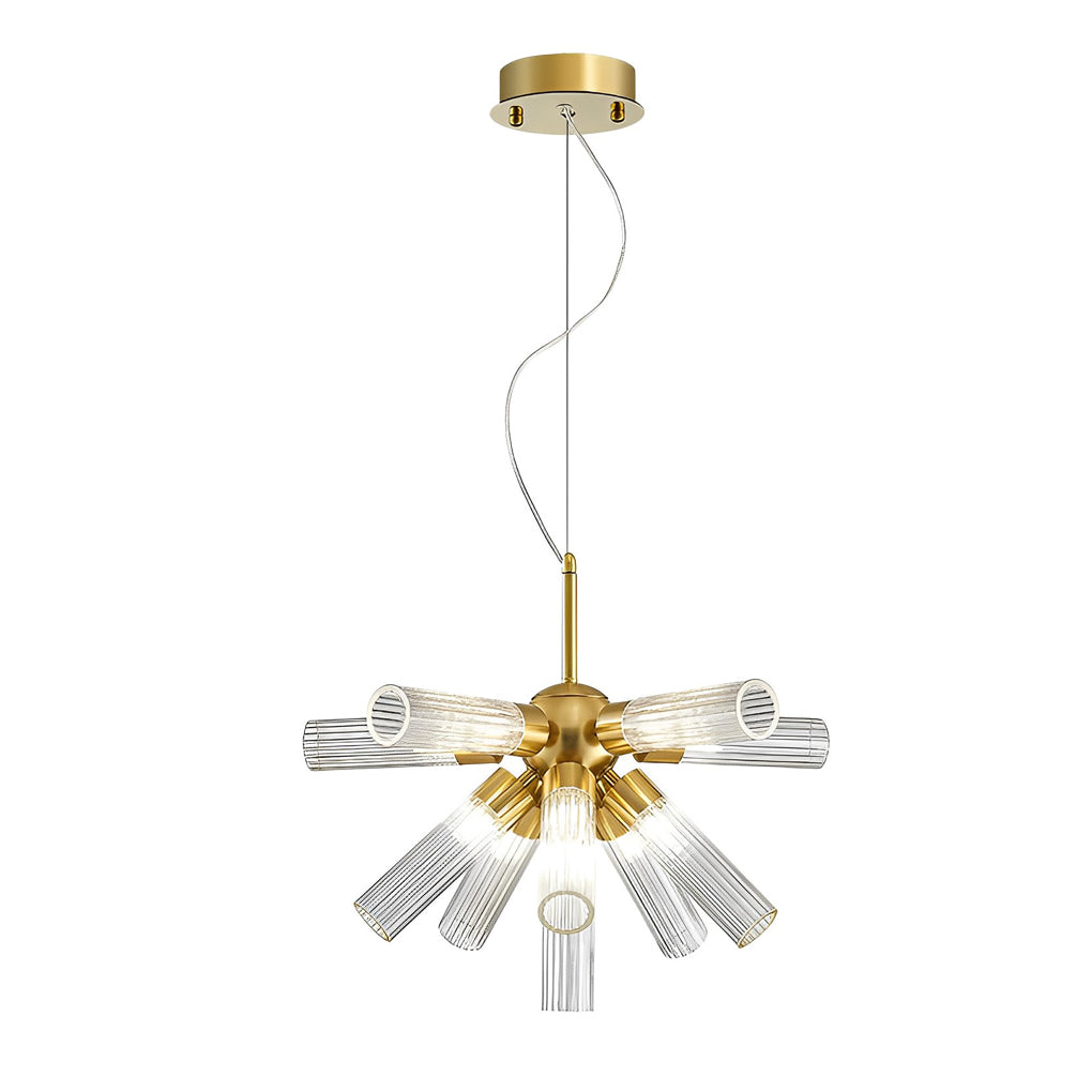 Acrylic Tube Three Step Dimming Post-Modern Sputnik Light Chandelier Design