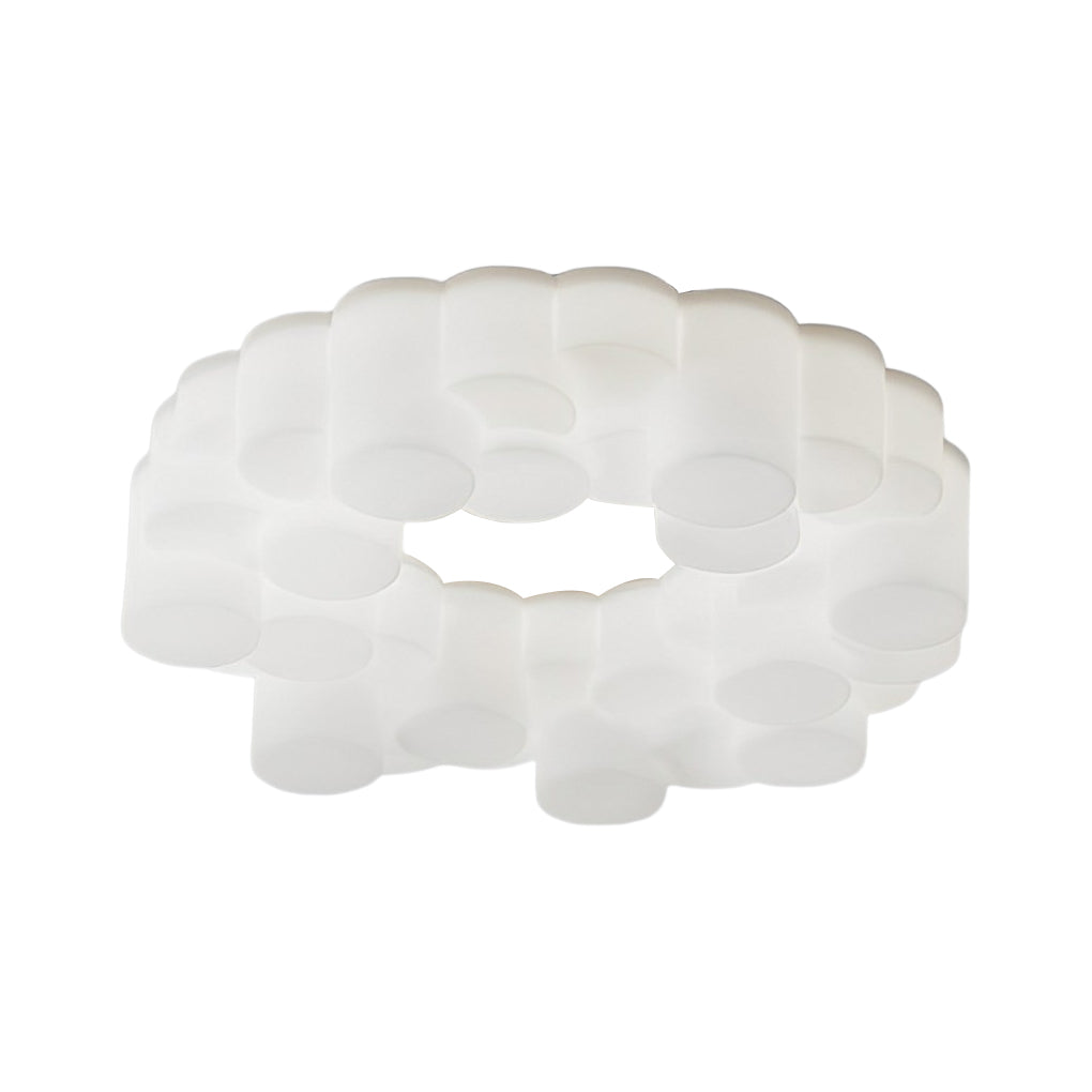 Ring Honeycombs Three Step Dimming LED White Ins Nordic Chandelier Light Design