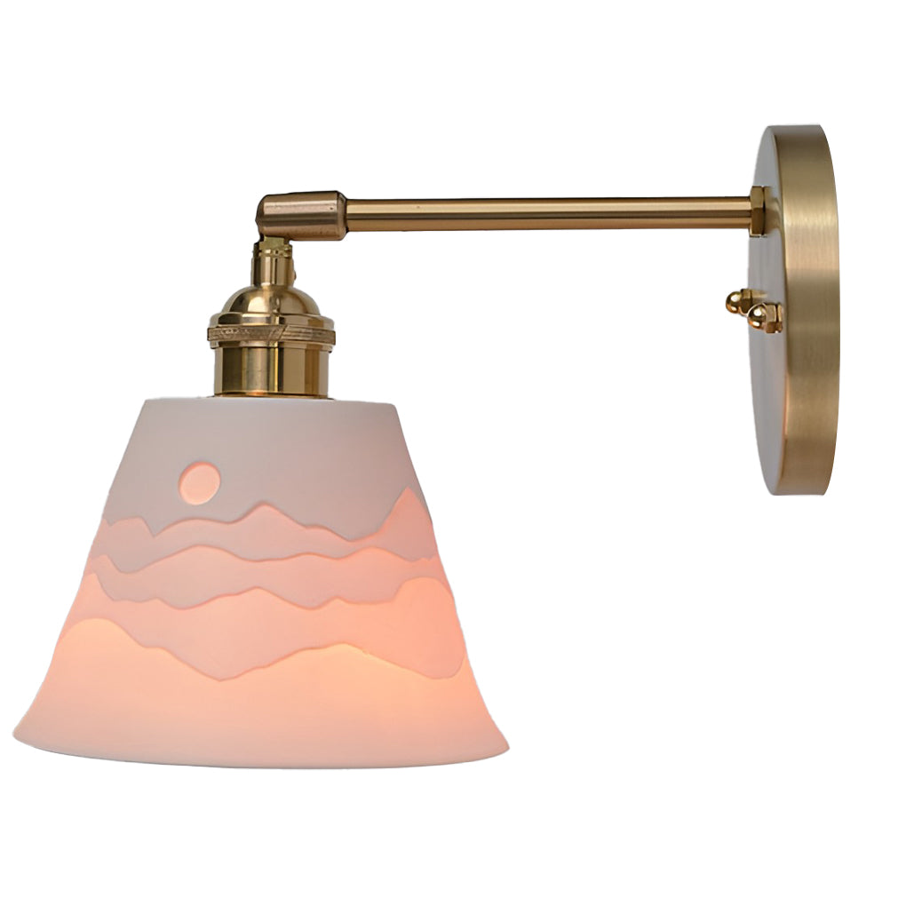 Mountains Shadow Ceramic LED Nordic Island Lights Pendant Light Wall Light Fixture