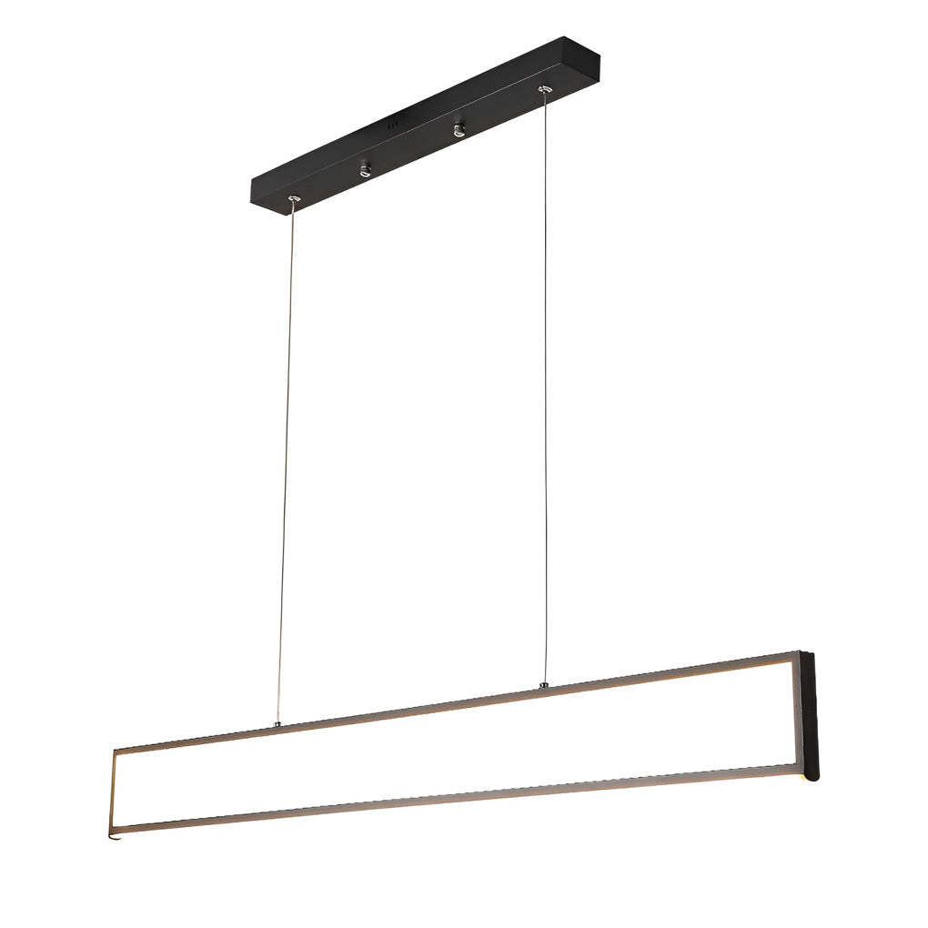 Creative Rectangular Frame LED Modern Chandelier Hanging Ceiling Light Fixture