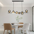 Strip Cone Glass Bubbles LED Iron Electroplating Nordic Chandelier - Dazuma