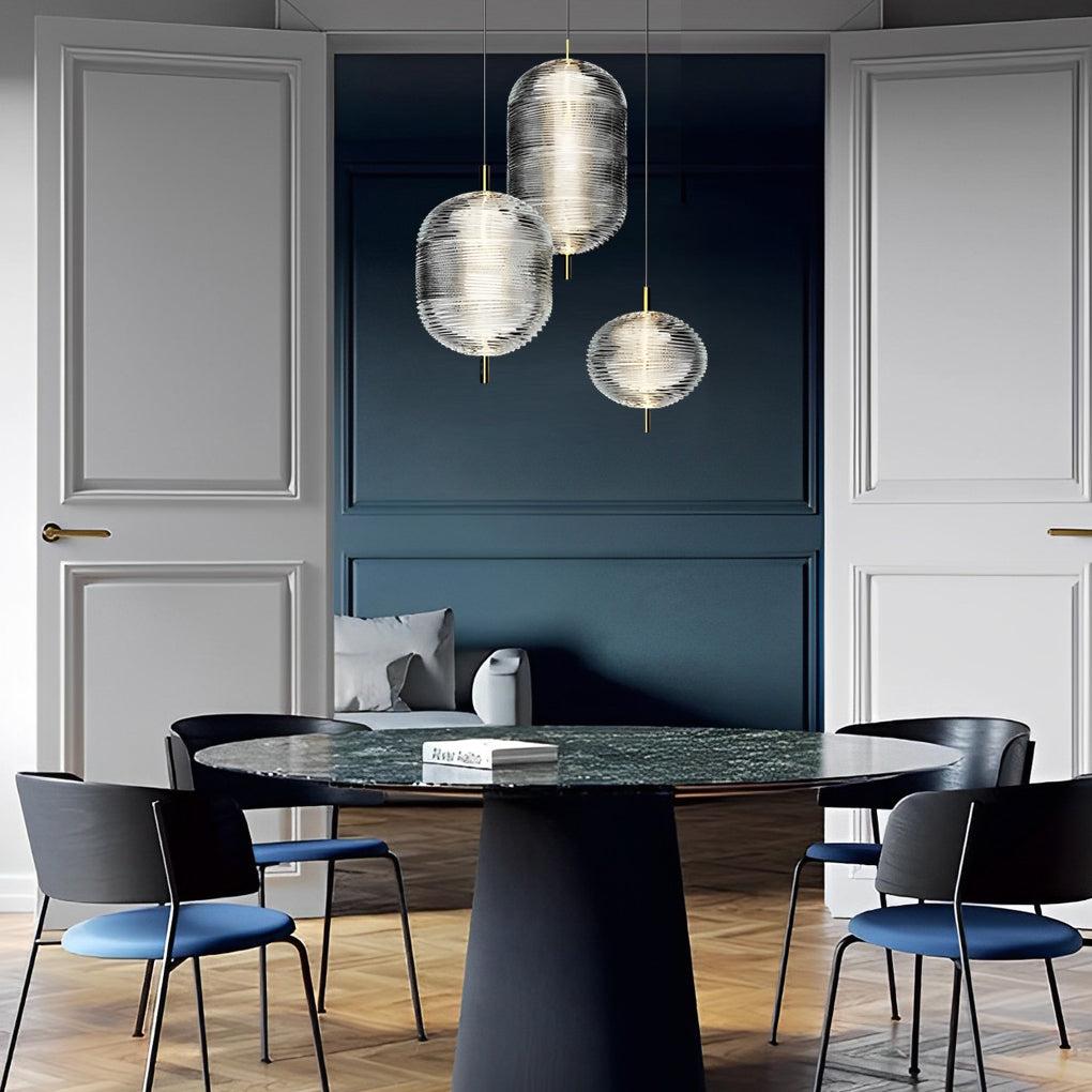 Personality Glass Shade LED Iron Creative Nordic Chandelier Pendant Lightings