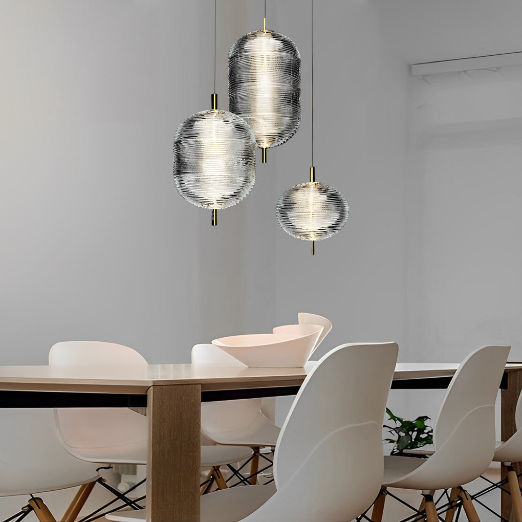 Personality Glass Shade LED Iron Creative Nordic Chandelier Pendant Lightings