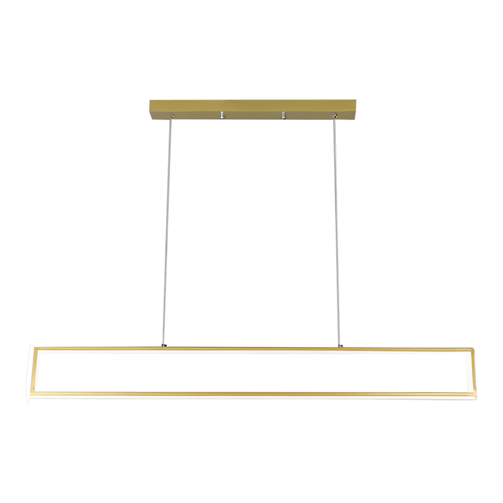 Creative Rectangular Frame LED Modern Chandelier Hanging Ceiling Light Fixture