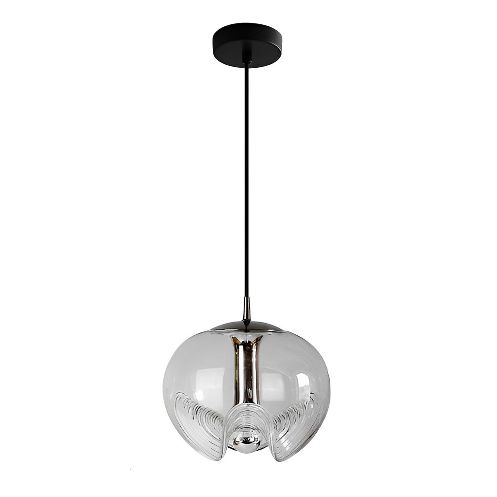 Retro Creative Electroplated Glass LED Modern Pendant Light Hanging Light Fixture