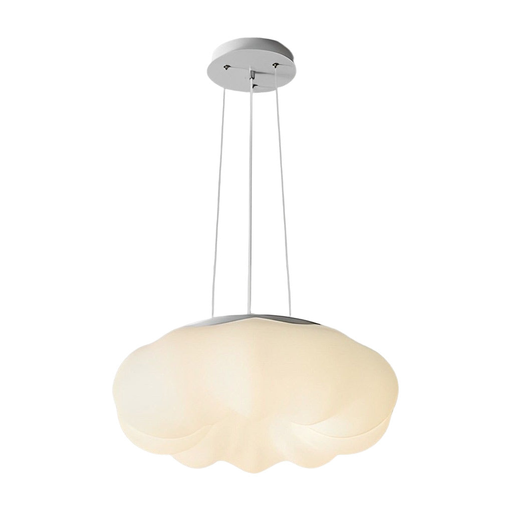 Pumpkin Shape Clouds Stepless Dimming LED White Nordic Ceiling Lightings