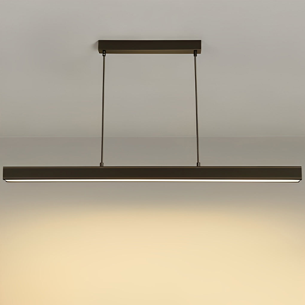 30'' Rectangular Modern Black Pendant Lighting Vintage Pendant Lighting