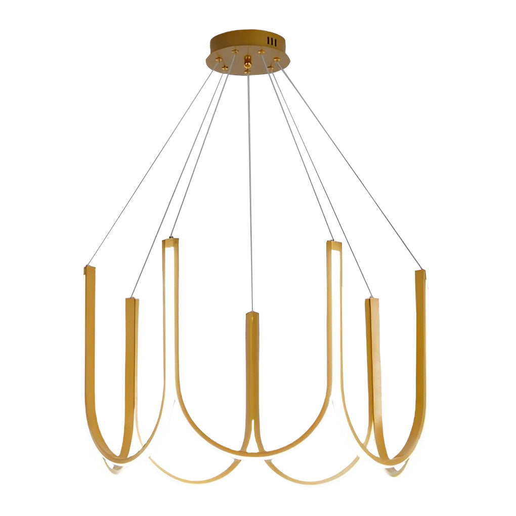 Minimalist 3 Step Dimming LED Nordic Chandelier Hanging Ceiling Light Fixture