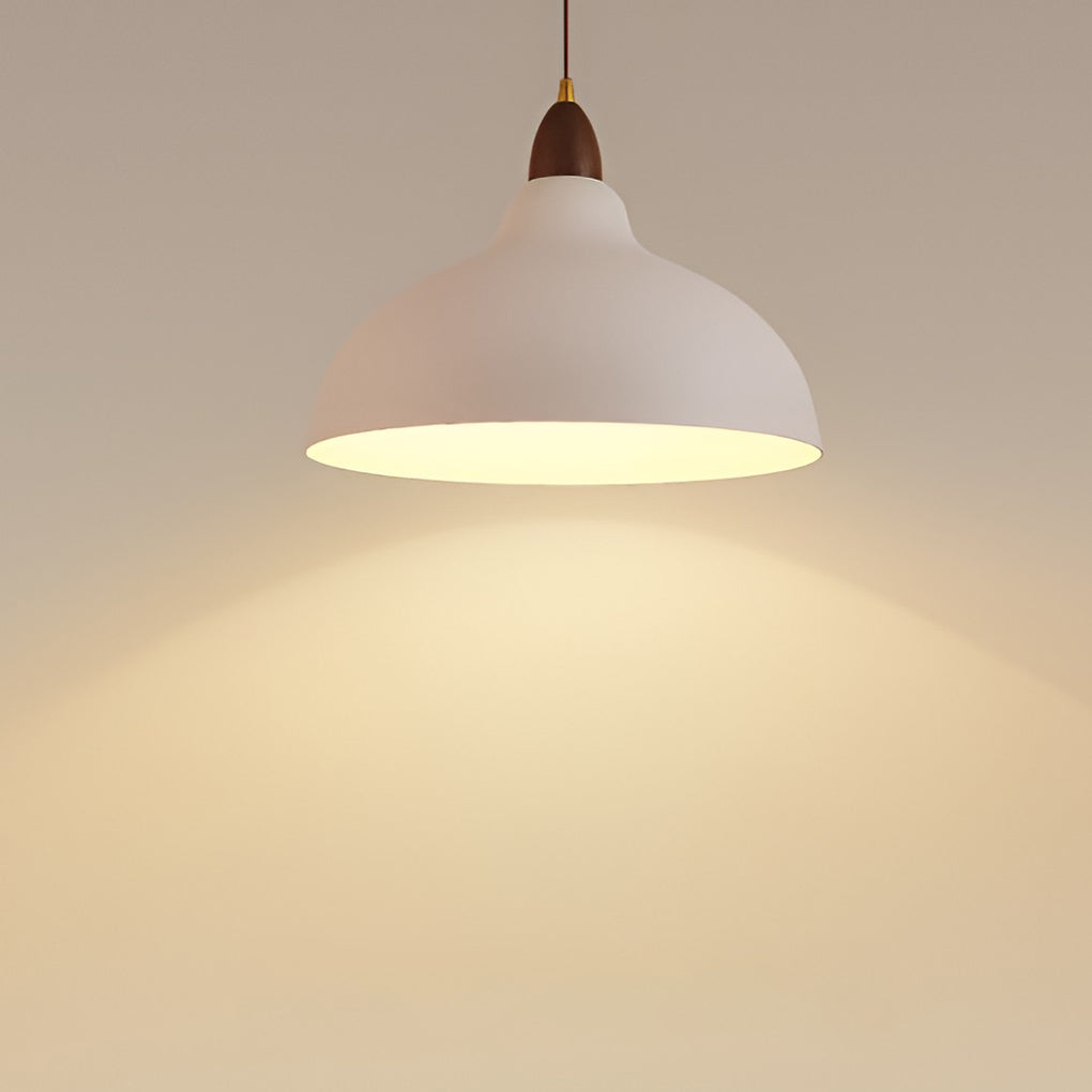 Round E27 12W White Nordic Pendant Light Hanging Light Fixture Chandelier