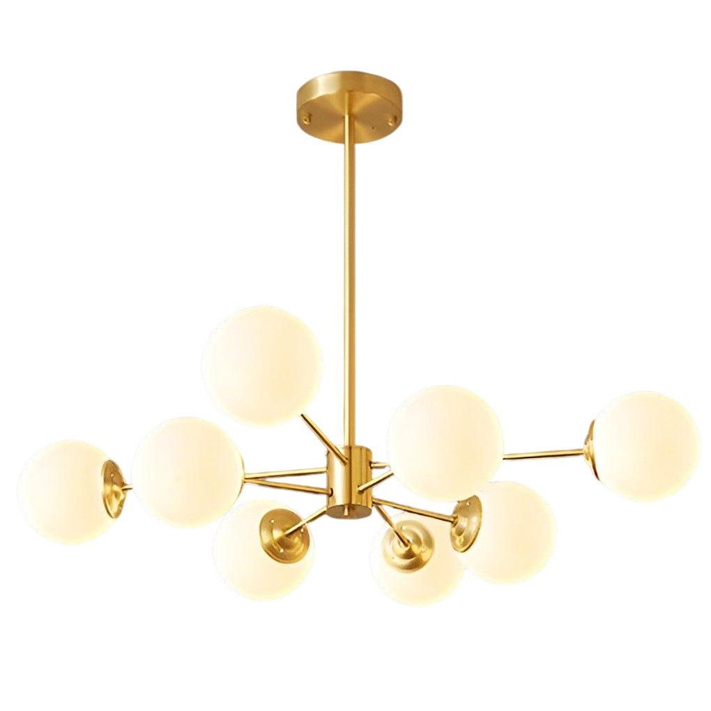 6 Lights Three Step Dimming LED Nordic Chandelier Kitchen Island Lighting Design