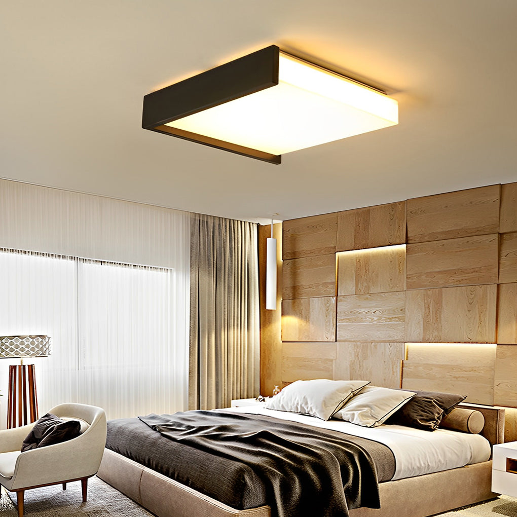 Minimalist Creative Square LED Stepless Dimming Nordic Ceiling Lightings