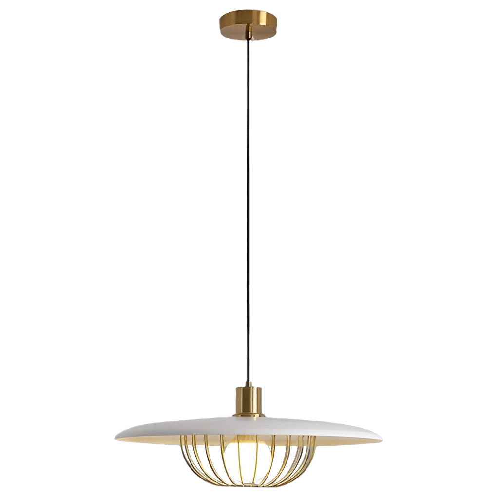 Creative Circular Electroplated Three Step Dimming Nordic Pendant Lightinging