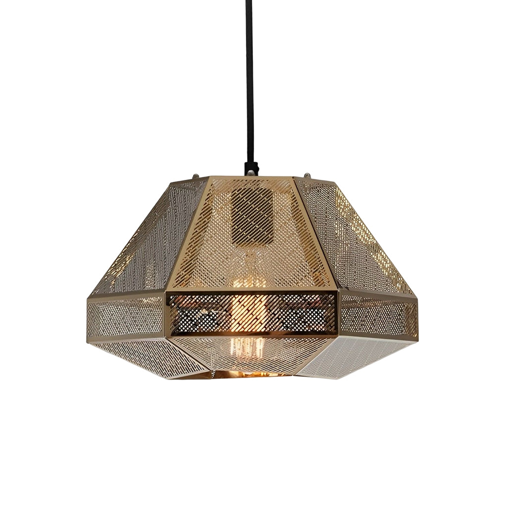 Electroplated Stainless Steel Creative Geometric Nordic Pendant Lightings