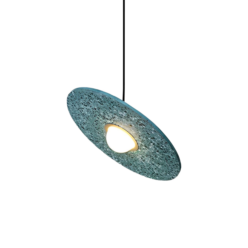 Round Terrazzo Planets Glass Creative LED Nordic Pendant Lightings Fixture