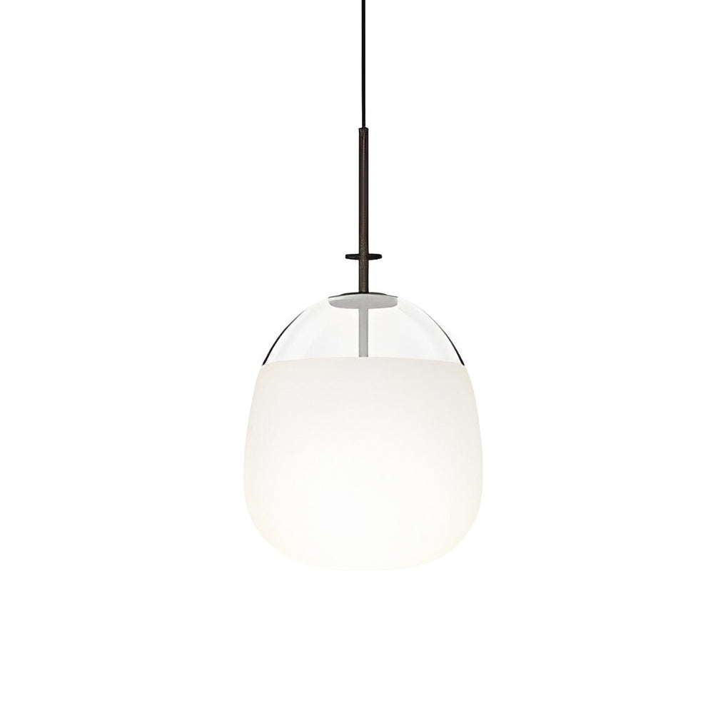 Round Creative Glass Iron LED Black Nordic Pendant Lightinging Chandelier
