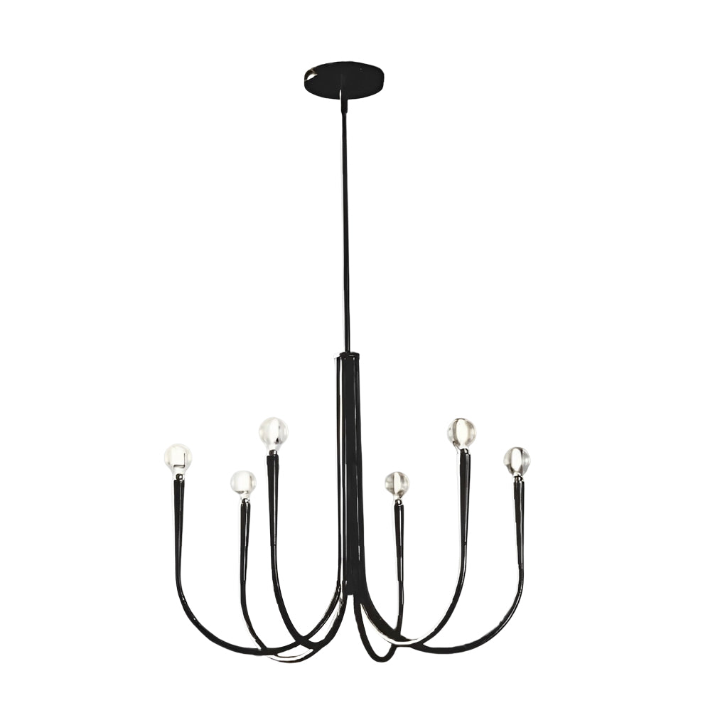 6/9-Light Retro Candlelight 3 Step Dimming LED French Style Chandelier Design