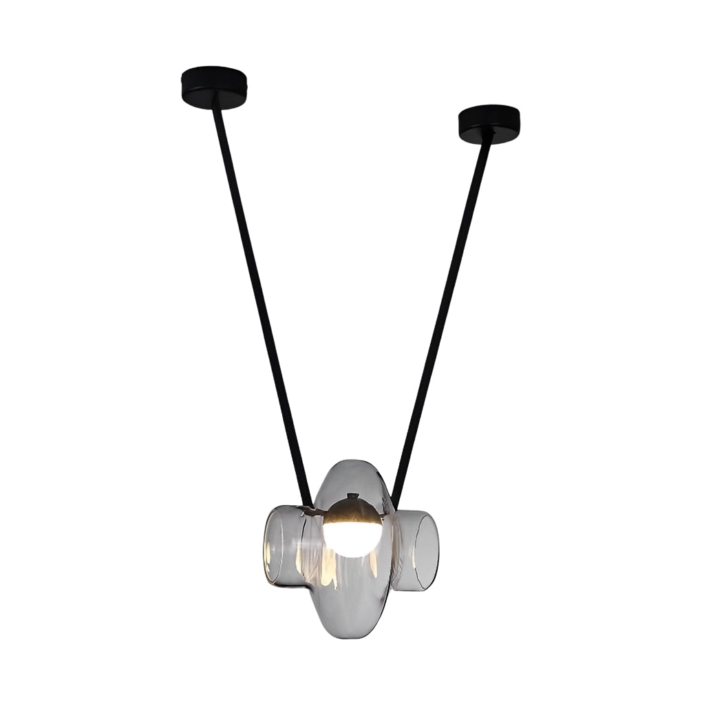 Creative Glass Jar LED Simplicity Decor Modern Chandelier Hanging Light Fixture